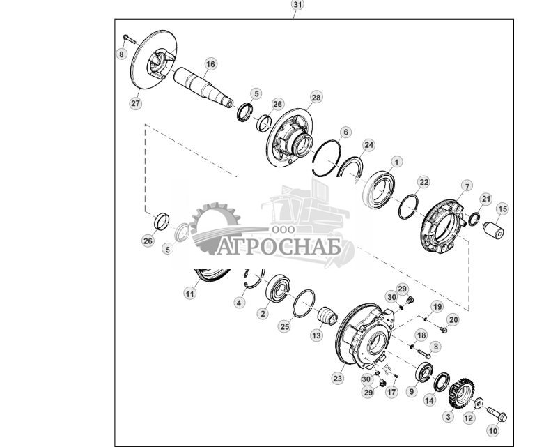 Fan Driver Assembly, Variable Speed, 9.0 L Engine - ST937656 359.jpg